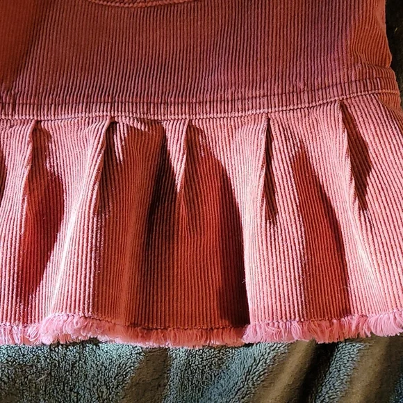 Rusty Brown Cordoroy Mini Skirt M - Picture 3 of 8